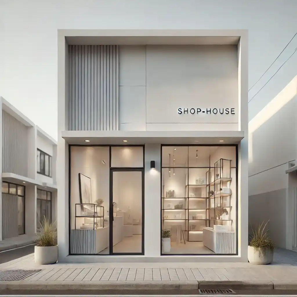 desain ruko minimalis 1 lantai